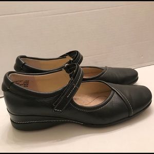 Rockport Black Leather Mary Janes 8.5 N
